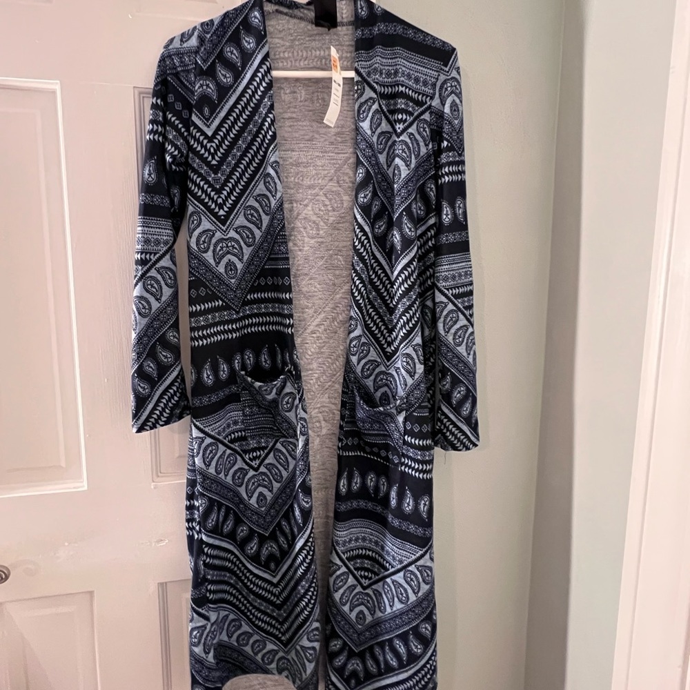 Agnes & Dora Blue Duster XS/S